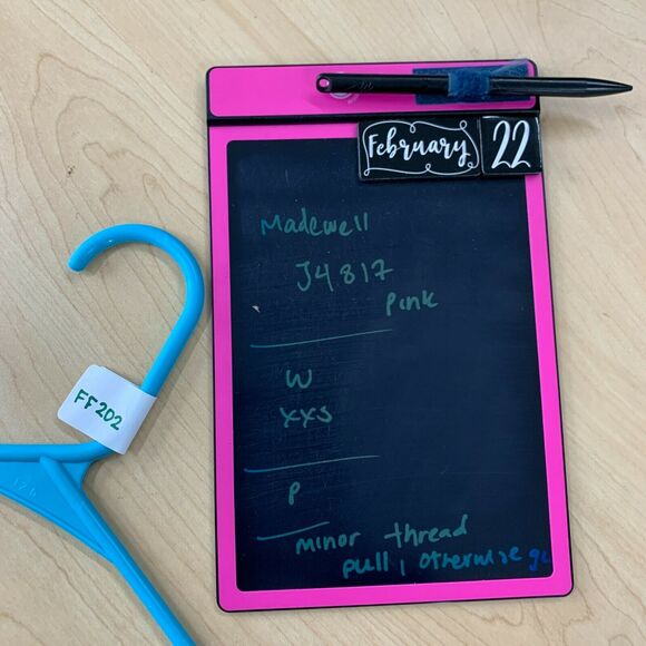 Madewell Southstar Wool Blend Pink Sweater Size XXS Pullover Long Sleeve Thin - Picture 10 of 11